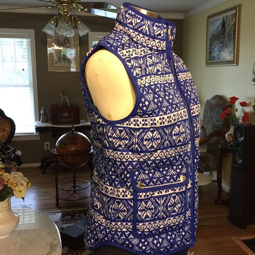 J Crew excursion Quilted Down Vest size S - Picture 2 of 3
